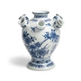 &klevering - Tulip Vase Cascade, blau / weiß