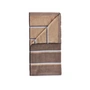 Zone Denmark - Handtuch Sauna, 50 x 100, Taupe / Camel / Sky Blue