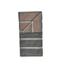 Zone Denmark - Badehandtuch Sauna, 70 x 140, Olive Green / Taupe / Blue Fog