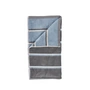 Zone Denmark - Badehandtuch Sauna, 70 x 140, Grey / Blue Fog / Soft Grey