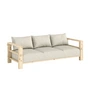 Karup - Bare Schlafsofa, Kiefer klar lackiert (101) / soft chalk (640)