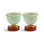 &klevering - Cantine Eierbecher, amber (2er-Set)
