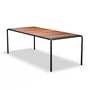 HOUE - AVANTI Outdoor Esstisch, 222 x 98 cm, Thermo-Esche / schwarz