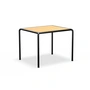 HOUE - AVANTI Outdoor Esstisch, 98 x 83 cm,, Kiefer / schwarz