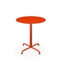 HOUE - Pico Gartentisch, Ø 64 cm, Gestell 4-Stern, cayenne