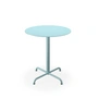 HOUE - Pico Gartentisch, Ø 64 cm, Gestell 4-Stern, eisblau