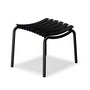 HOUE - ReCLIPS Outdoor Fußhocker, schwarz