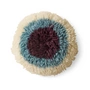 HKliving - Fluffy Kissen, Ø 40 cm, eye catcher