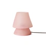 HKliving - Glassfiber Tischleuchte, H28 cm, pink
