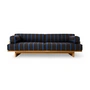HKliving - Outdoor Teak Lounge-Sofa, burnt sky
