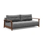 Innovation Living - Ran Schlafsofa, 227 x 117 cm, charcoal (Stoff 563, mixed dance)