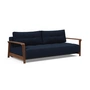 Innovation Living - Ran Schlafsofa, 227 x 117 cm, blau (Stoff 528, mixed dance)