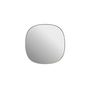 Muuto - Framed Mirror, 40 x 40 cm, grau / Klarglas