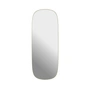 Muuto - Framed Mirror, groß, hellgelb / Klarglas