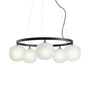Muuto - Rime Chandelier, schwarz