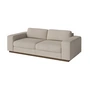 Bolia - Sepia 2,5-Sitzer Sofa, Eiche dunkel geölt / Memory beige
