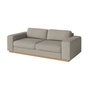 Bolia - Sepia 2,5-Sitzer Sofa, Eiche geölt / Monza sand