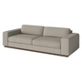 Bolia - Sepia 3-Sitzer Sofa, Eiche dunkel geölt / Monza sand