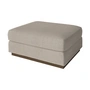 Bolia - Sepia Pouf 70 x 70 cm, Eiche dunkel geölt / Memory beige