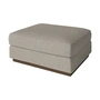 Bolia - Sepia Pouf 70 x 70 cm, Eiche dunkel geölt / Monza sand