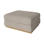 Bolia - Sepia Pouf 70 x 70 cm, Eiche geölt / Memory beige