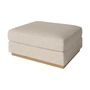 Bolia - Sepia Pouf 70 x 70 cm, Eiche geölt / Monza beige