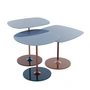 Kartell - Thierry Beistelltisch Trio, sky blue (3er-Set)