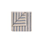 Blomus - Arto Handtuch 100 x 50 cm, dünne Streifen, moonbeam / mazarine blue