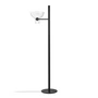 Flos - Nocturne Stehlampe F1 Schale, schwarz