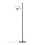Flos - Nocturne Stehlampe F1 Schale, silber
