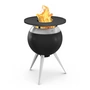 höfats - MOON 55 Plancha-Grillset hoch, Edelstahl / schwarz