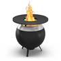 höfats - MOON 55 Plancha-Grillset niedrig, Edelstahl / schwarz