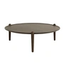 Design House Stockholm - Aria Beistelltisch low, Ø 50 x 37 cm, Eiche dunkel