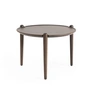Design House Stockholm - Aria Beistelltisch low, Ø 50 x 37 cm, Eiche dunkel