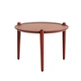 Design House Stockholm - Aria Beistelltisch low, Ø 50 x 37 cm, rot