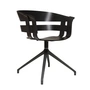 Design House Stockholm – Wick Chair Wood, Eiche schwarz / Stahl schwarz