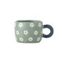 Bloomingville - Nini Tasse, Blume, blau