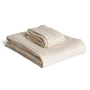 The Organic Company - Big Waffle Handtuch, Gift Set, stone