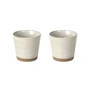 Broste Copenhagen - Grød Espressotasse 15 cl, sand (2er-Set)