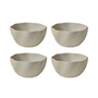 Broste Copenhagen - Limfjord Schale, Ø 14 cm, hellgrau (4er-Set)