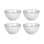 Broste Copenhagen - Nordic Sand Schale, Ø 17 x H 8 cm (4er-Set)