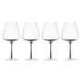 Broste Copenhagen - Smoke Rotweinglas 650 ml, grau (4er-Set)