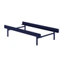 Moebe - Bett 90 x 200 cm, 39 cm / high, cobalt blue