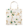 Marimekko - Pieni Unikko Einkaufstasche, sand / weiß / hay / emerald