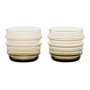 Marimekko - Sukat Makkaralla Wasserglas 200 ml, braun (2er-Set)