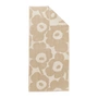 Marimekko - Unikko Badetuch, 70 x 150 cm, off-white / linen