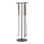 Blomus - Ashi Kaminbesteck 3-tlg., Eiche / braun