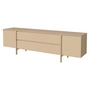 Bolia - Daia Sideboard mit Schubladen, 240 cm, Eiche weiß pigmentiert