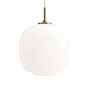 Louis Poulsen - VL45 Radiohus Pendelleuchte, Ø 25 cm, Messing / opalweiß	