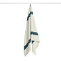 HAY - Stripe Handtuch 70 x 140 cm, petrol blue